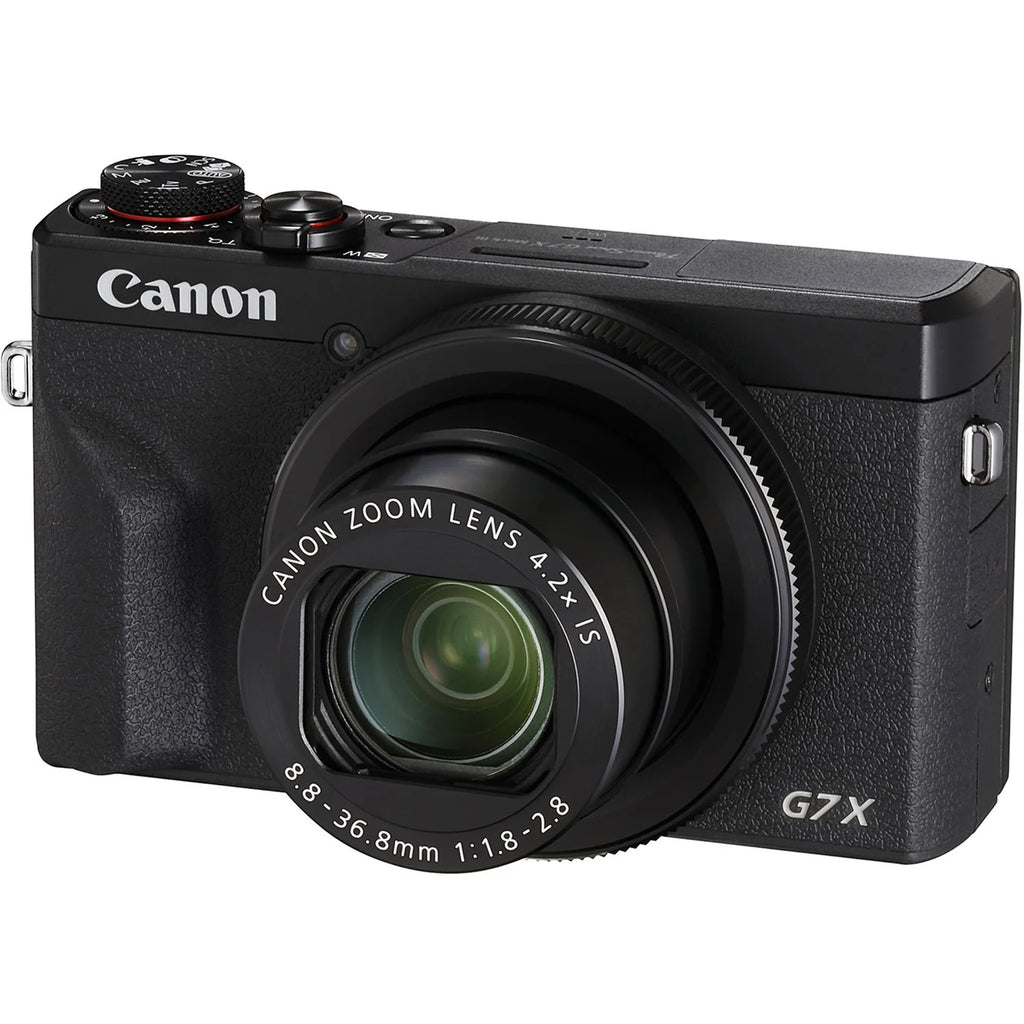 Canon PowerShot G7 X Mark III Black Digital Camera | 20.1MP, 4K, Wi-Fi & Bluetooth