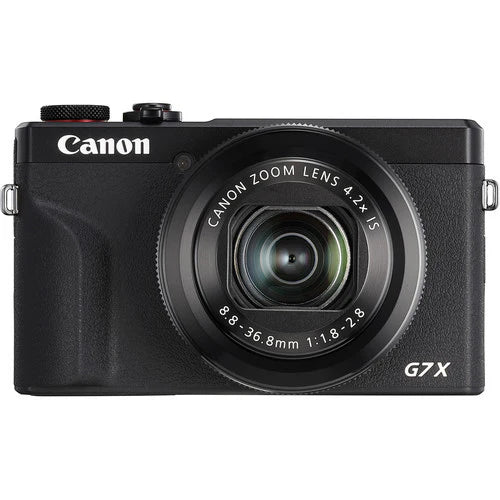 Canon PowerShot G7 X Mark III Black Digital Camera | 20.1MP, 4K, Wi-Fi & Bluetooth
