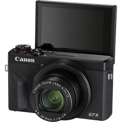 Canon PowerShot G7 X Mark III Black Digital Camera | 20.1MP, 4K, Wi-Fi & Bluetooth