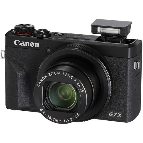 Canon PowerShot G7 X Mark III Black Digital Camera | 20.1MP, 4K, Wi-Fi & Bluetooth